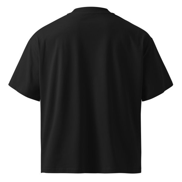 Unisex organic oversized high neck t-shirt - Image 5