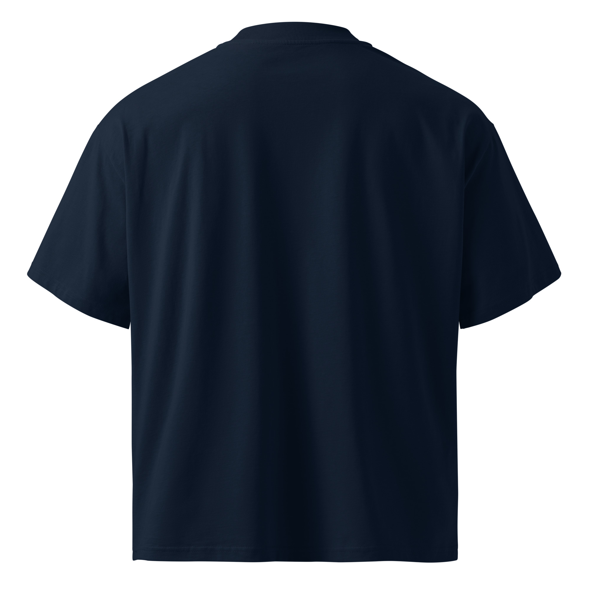 Unisex organic oversized high neck t-shirt - Image 3