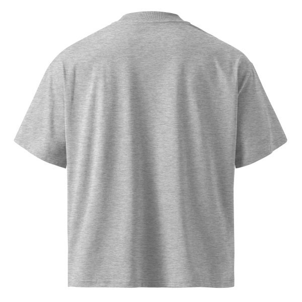 Unisex organic oversized high neck t-shirt - Image 7