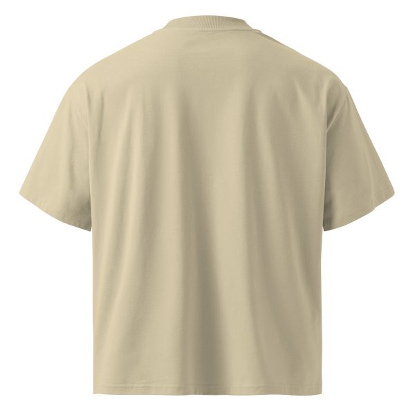 Unisex organic oversized high neck t-shirt - Image 8