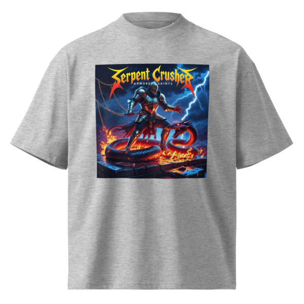 Unisex organic oversized high neck t-shirt - Image 6
